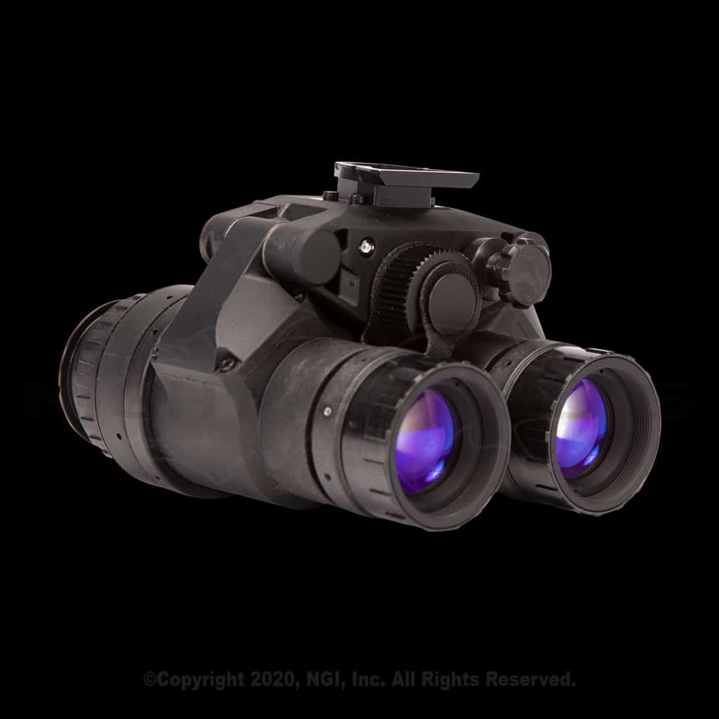 NGI/DTNVG-XLS Gen. 3 Thin-Filmed White Phosphor Dual Tube NVG (Elbit USA Tube) - Night Goggles