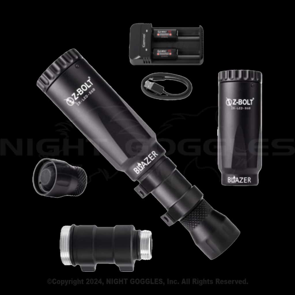 Z-Bolt BLAZER IR Illuminator (LED) 18650 Scout Bo...